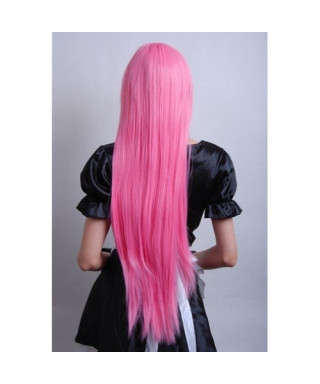 Parrucca rosa/liscia